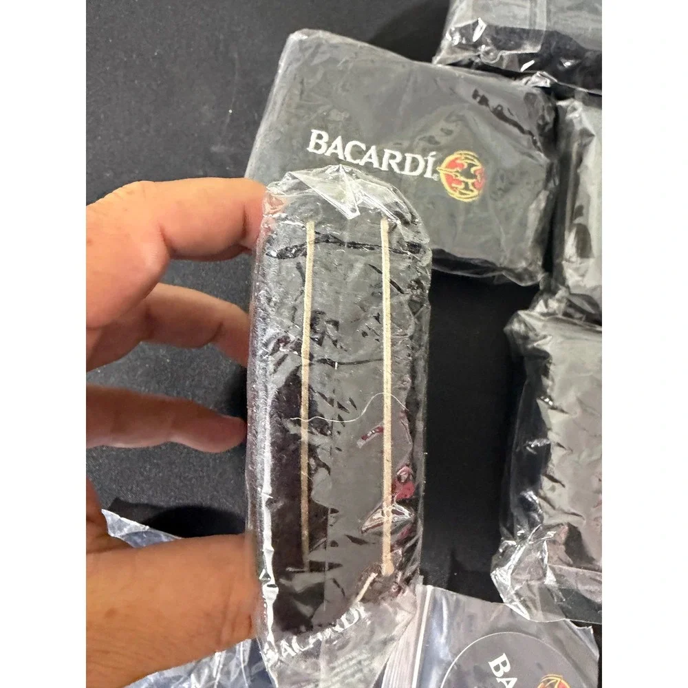 Bacardi Wristband &‎ LED LightPad Bundle 15pc Set Black New Promo Barware